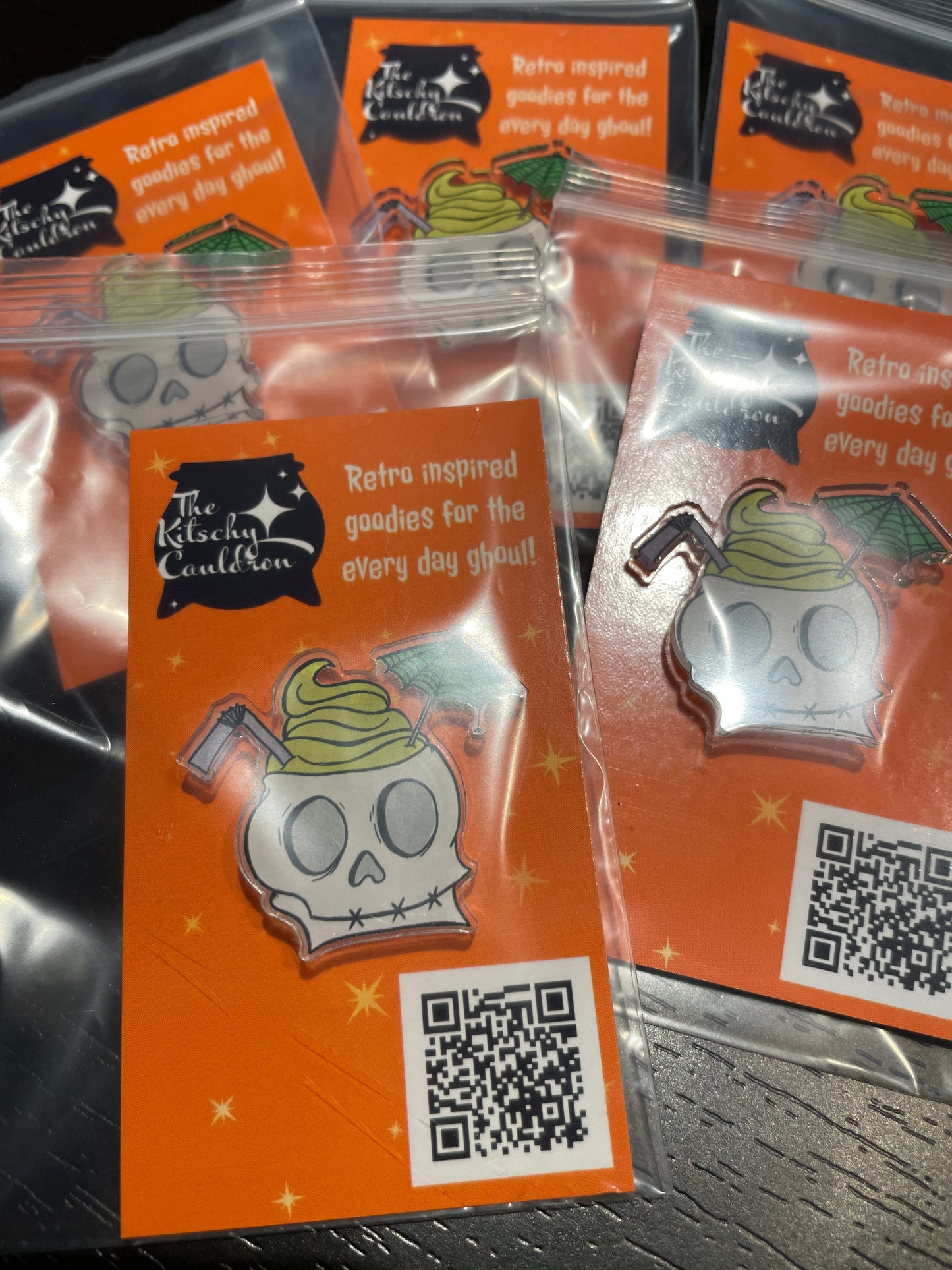 Spooky Tiki Pin by ReggyDesigns