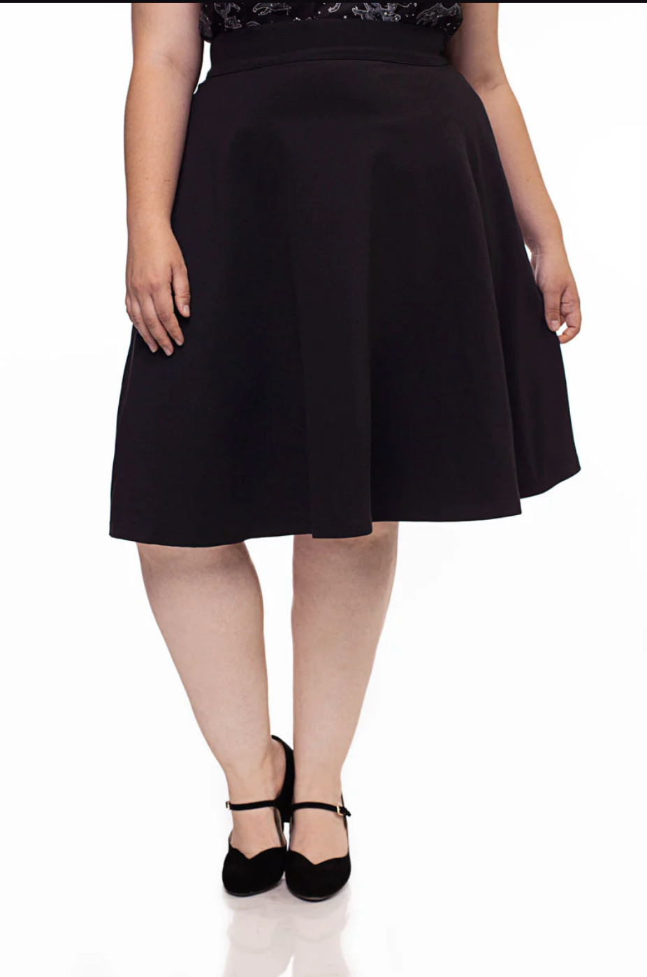 Charlotte Skirt in Black by Retrolicious