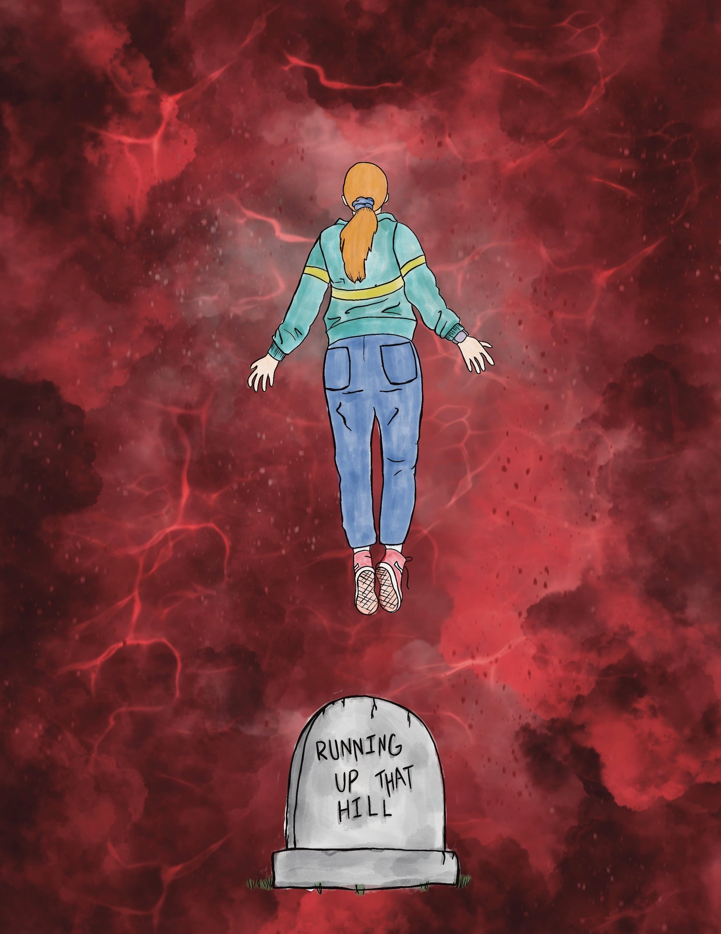"Running Up That Hill" Print by Haunted Haus