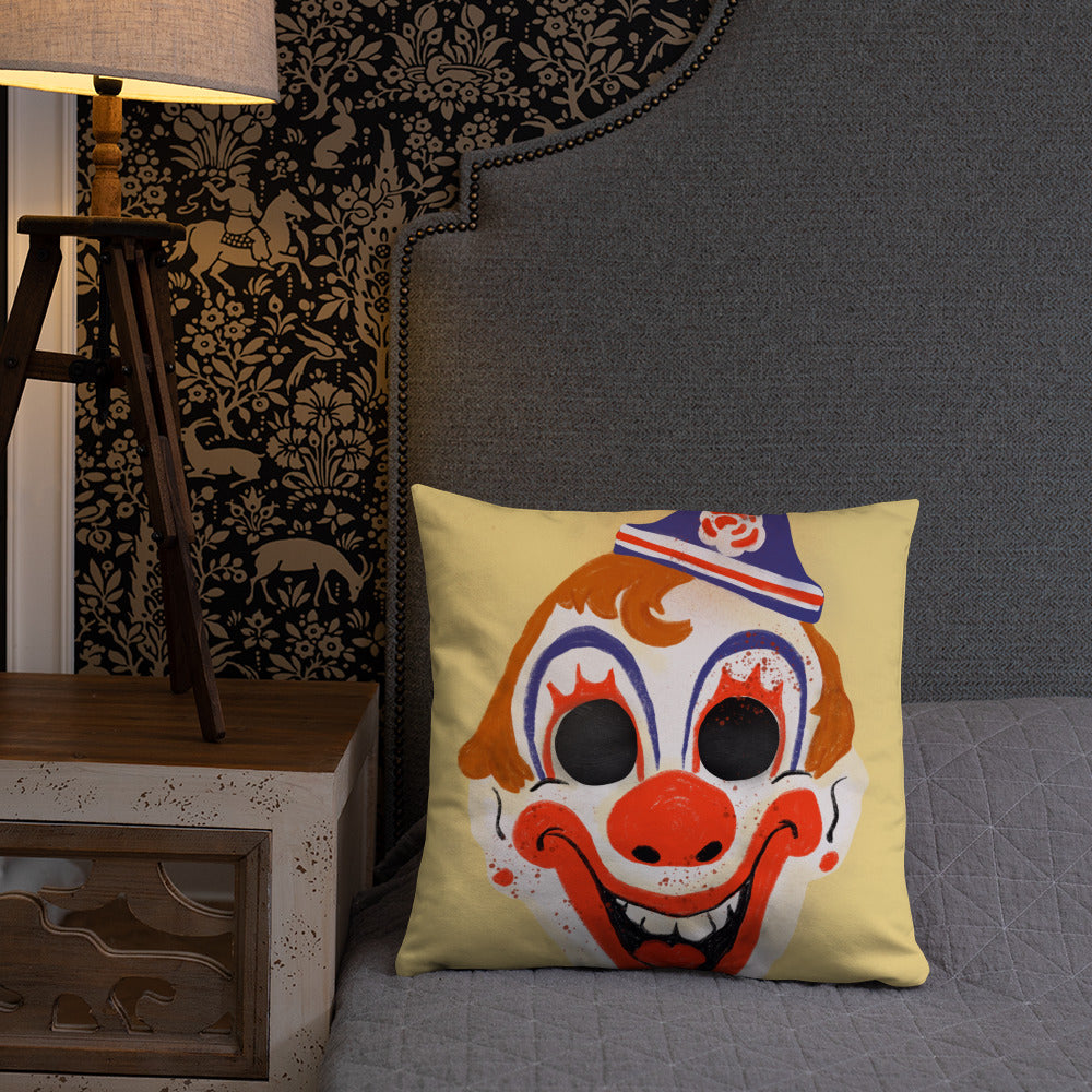 Clown Mask Basic Pillow