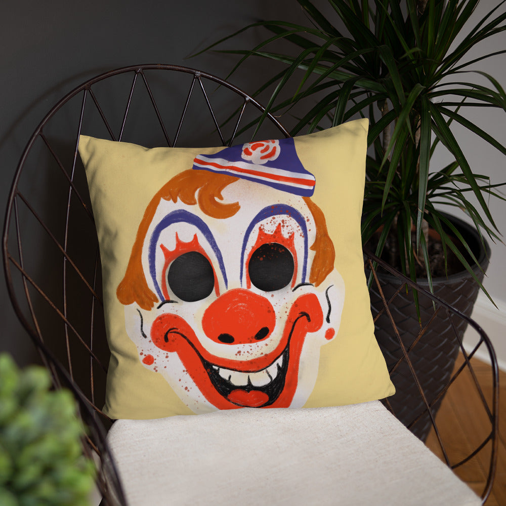 Clown Mask Basic Pillow