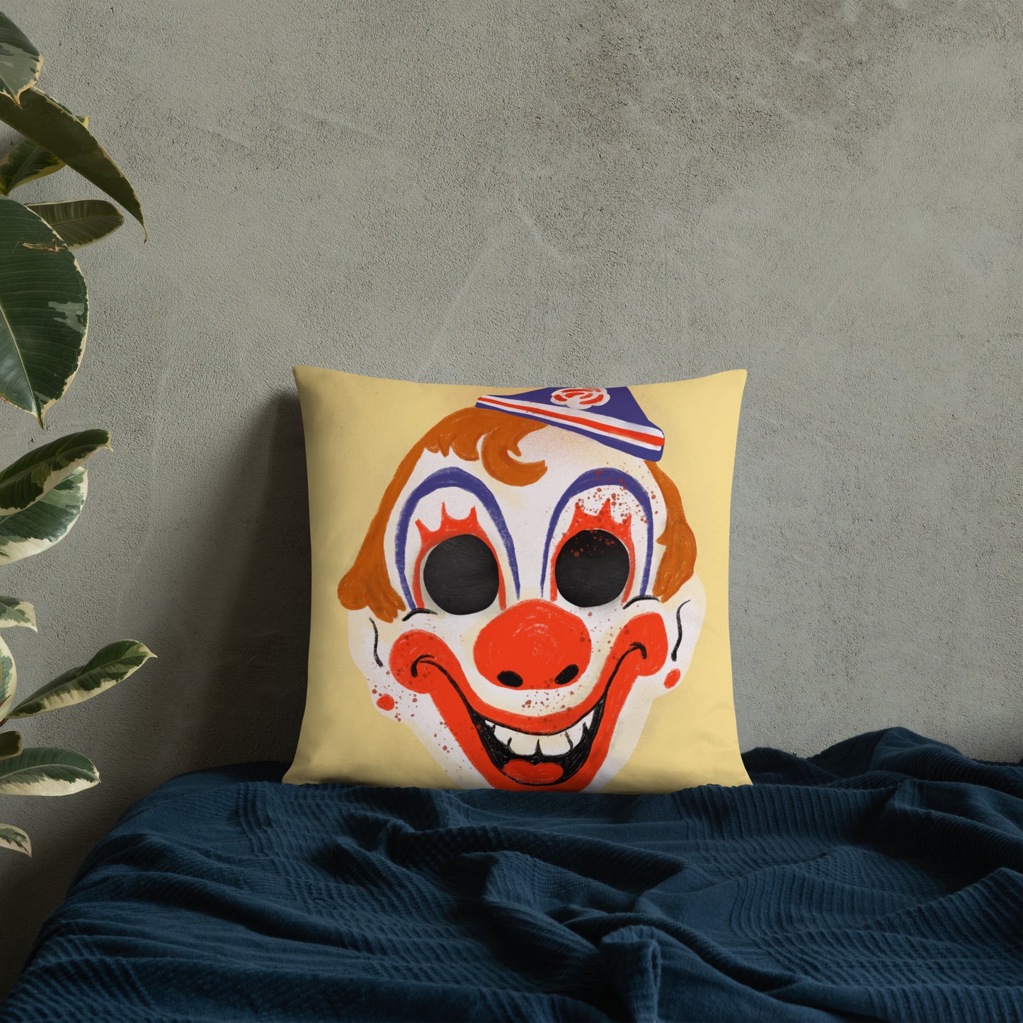 Clown Mask Basic Pillow