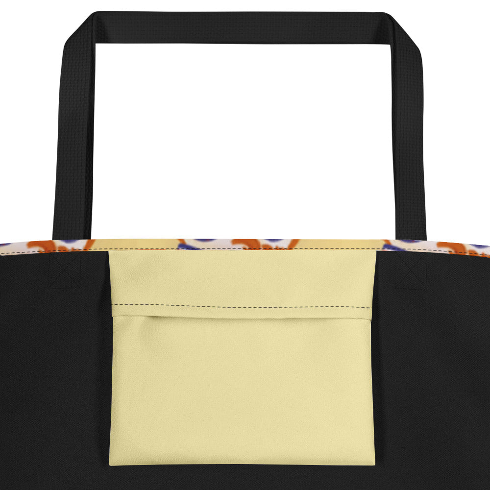 Clown Mask Large Tote Bag