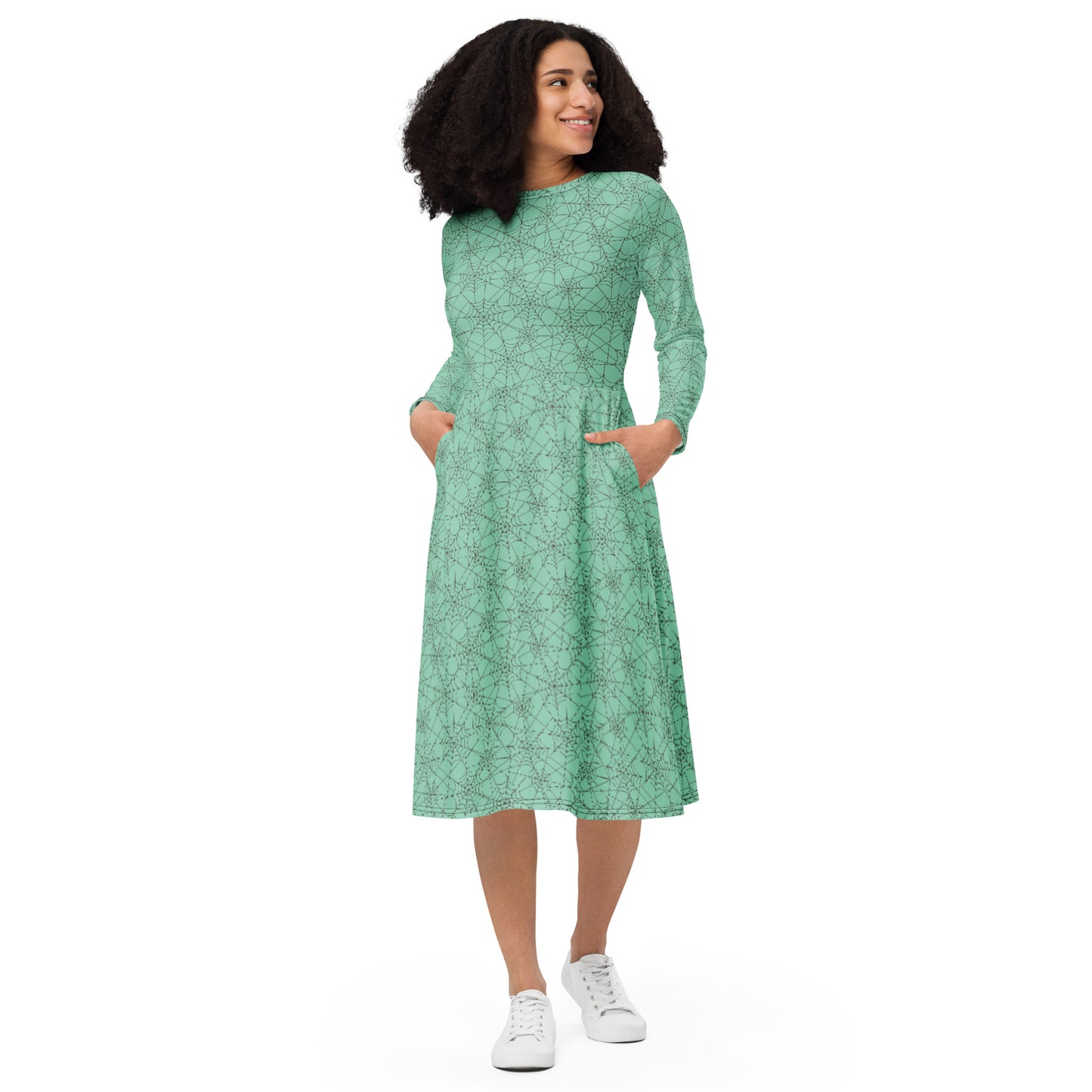 Web Midi Dress