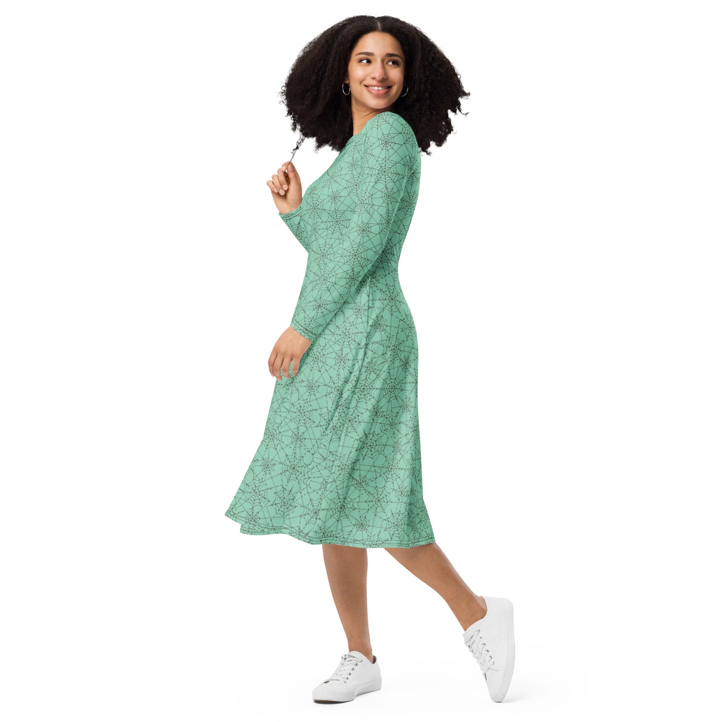 Web Midi Dress