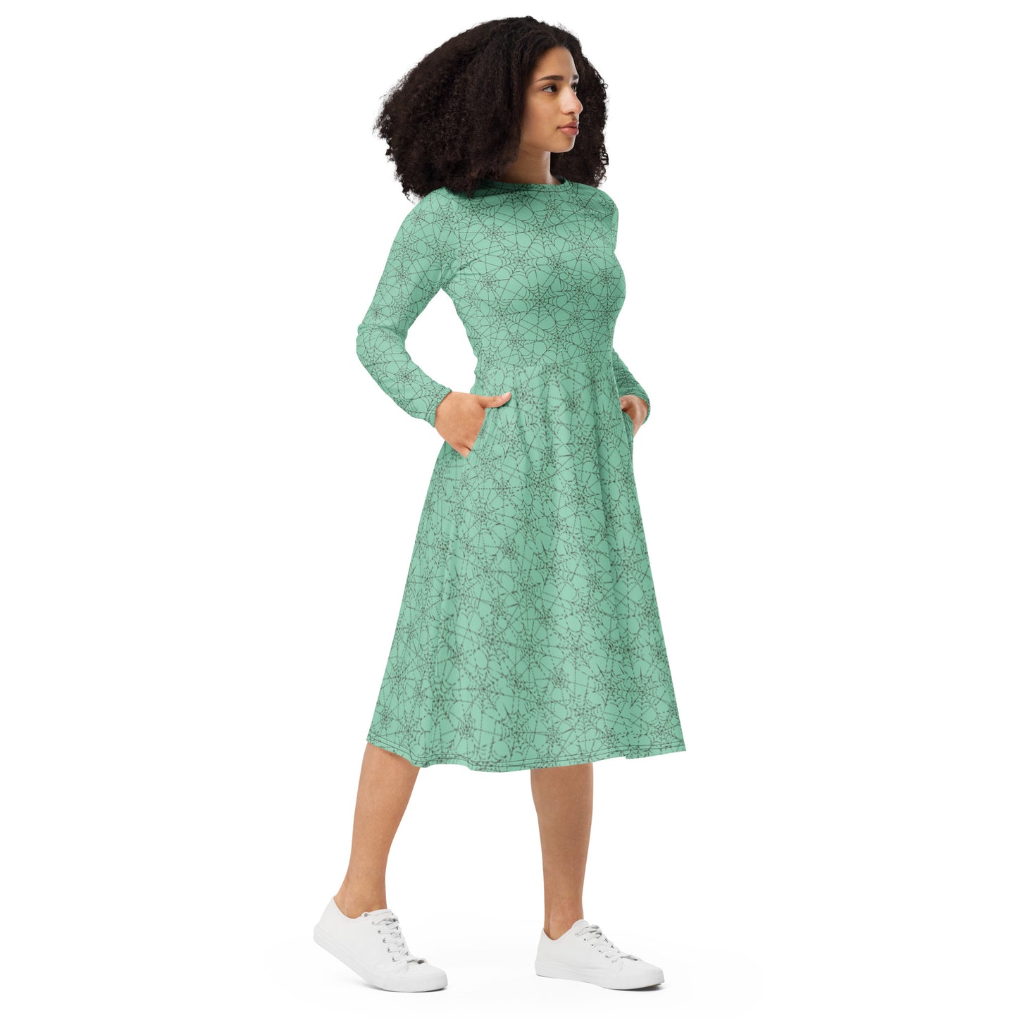 Web Midi Dress
