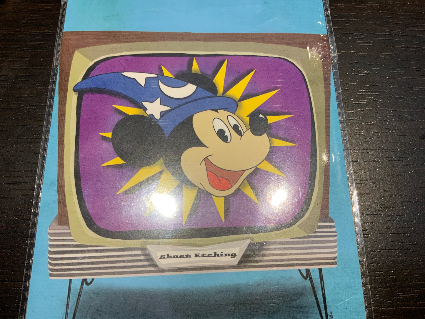 "Mickey/Retro TV" by Ghost Etching Original Artwork