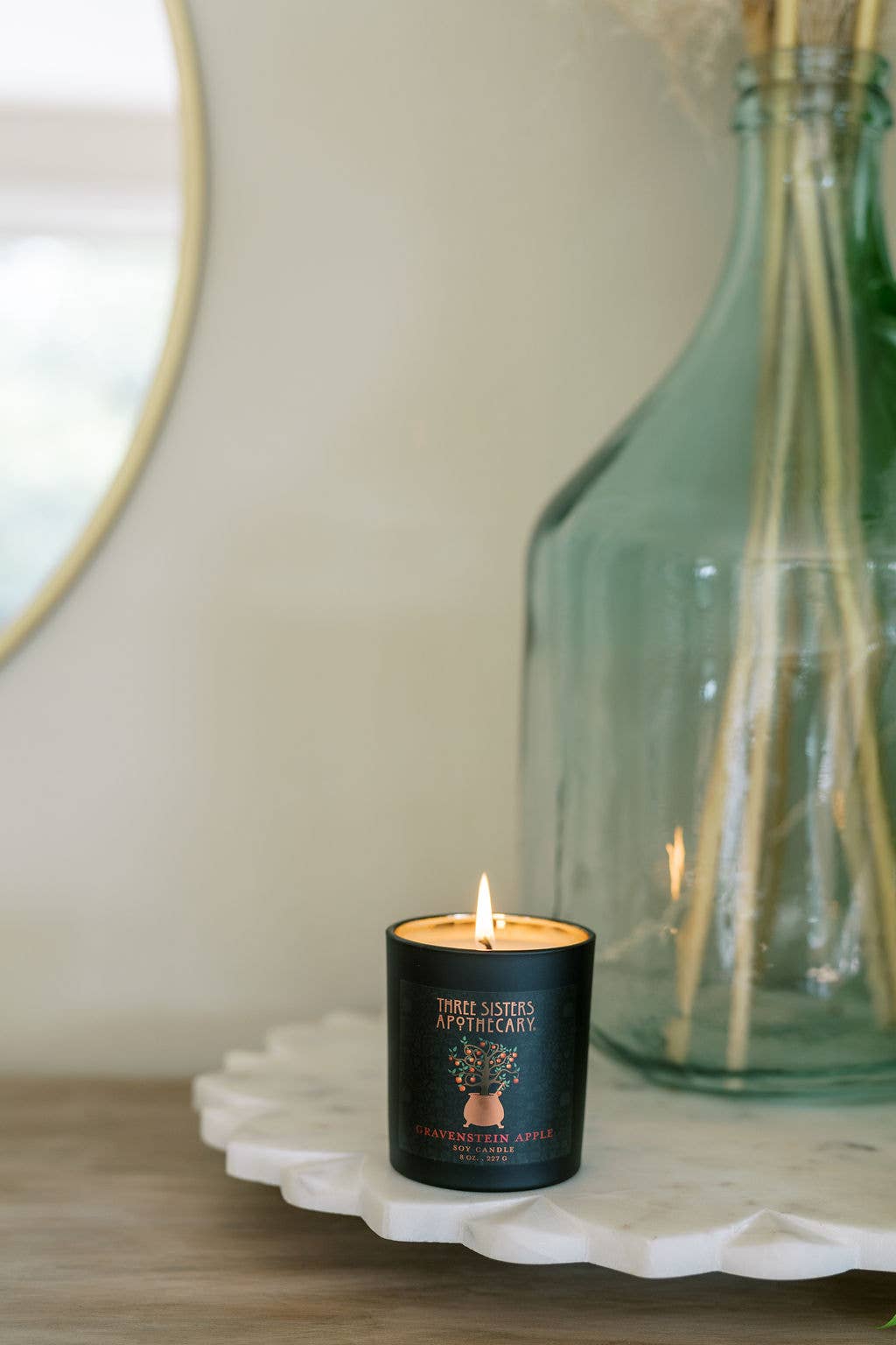 Candle: Gravenstein Apple by Three Sisters Apothecary