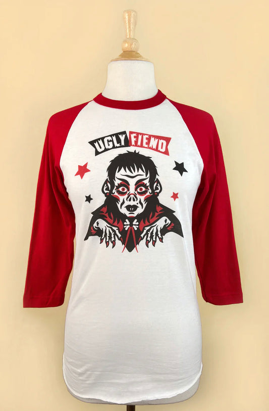 Ugly Fiend Unisex Raglan Tee by Mischief Made