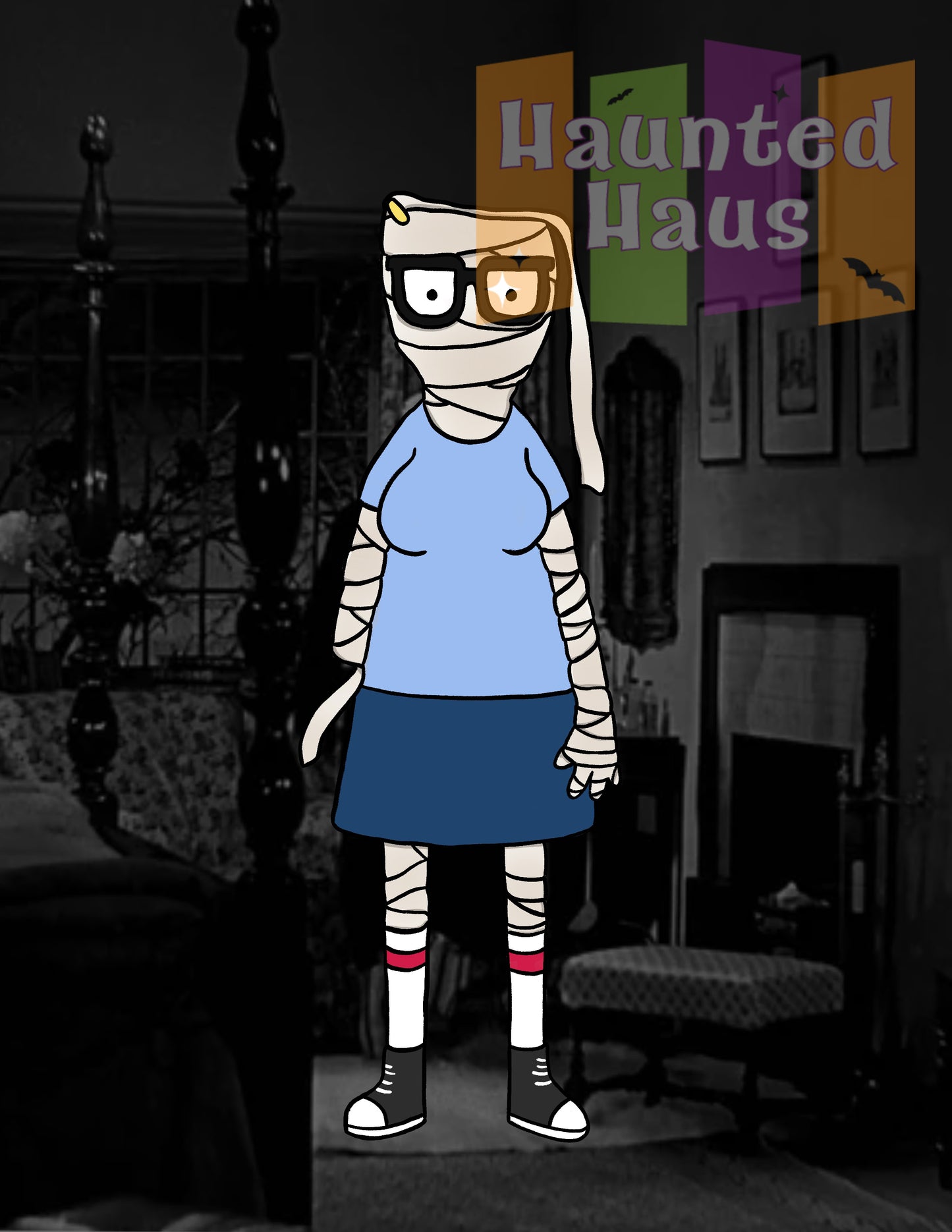 "The Invisible Belcher" Art Print by Haunted Haus