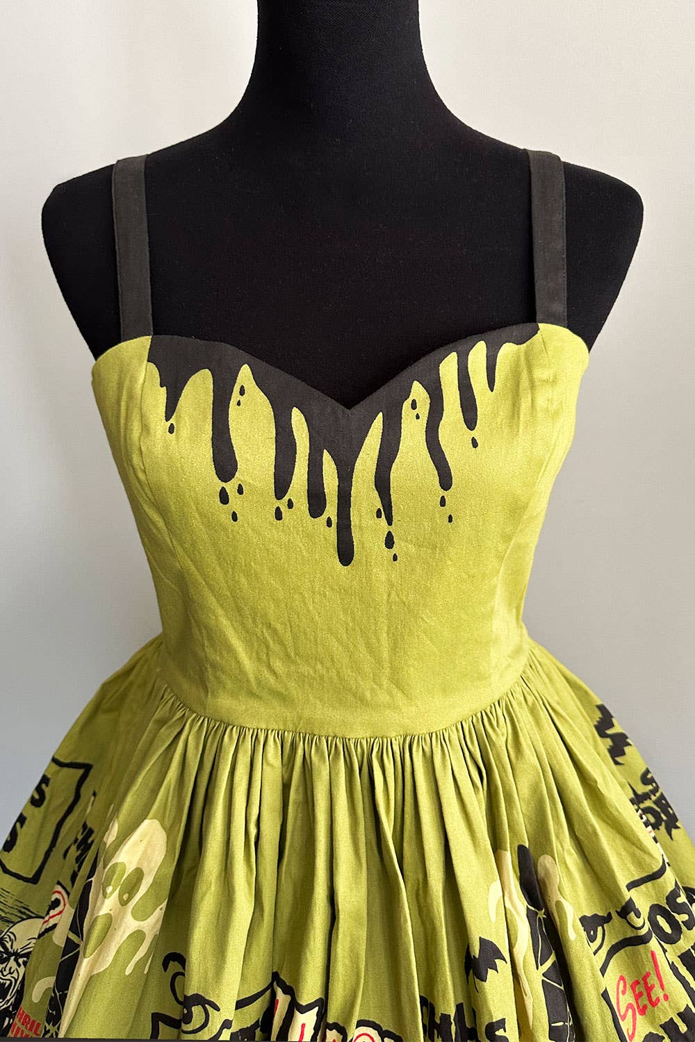 Vintage Halloween Ghosts & Ghouls Skater Dress