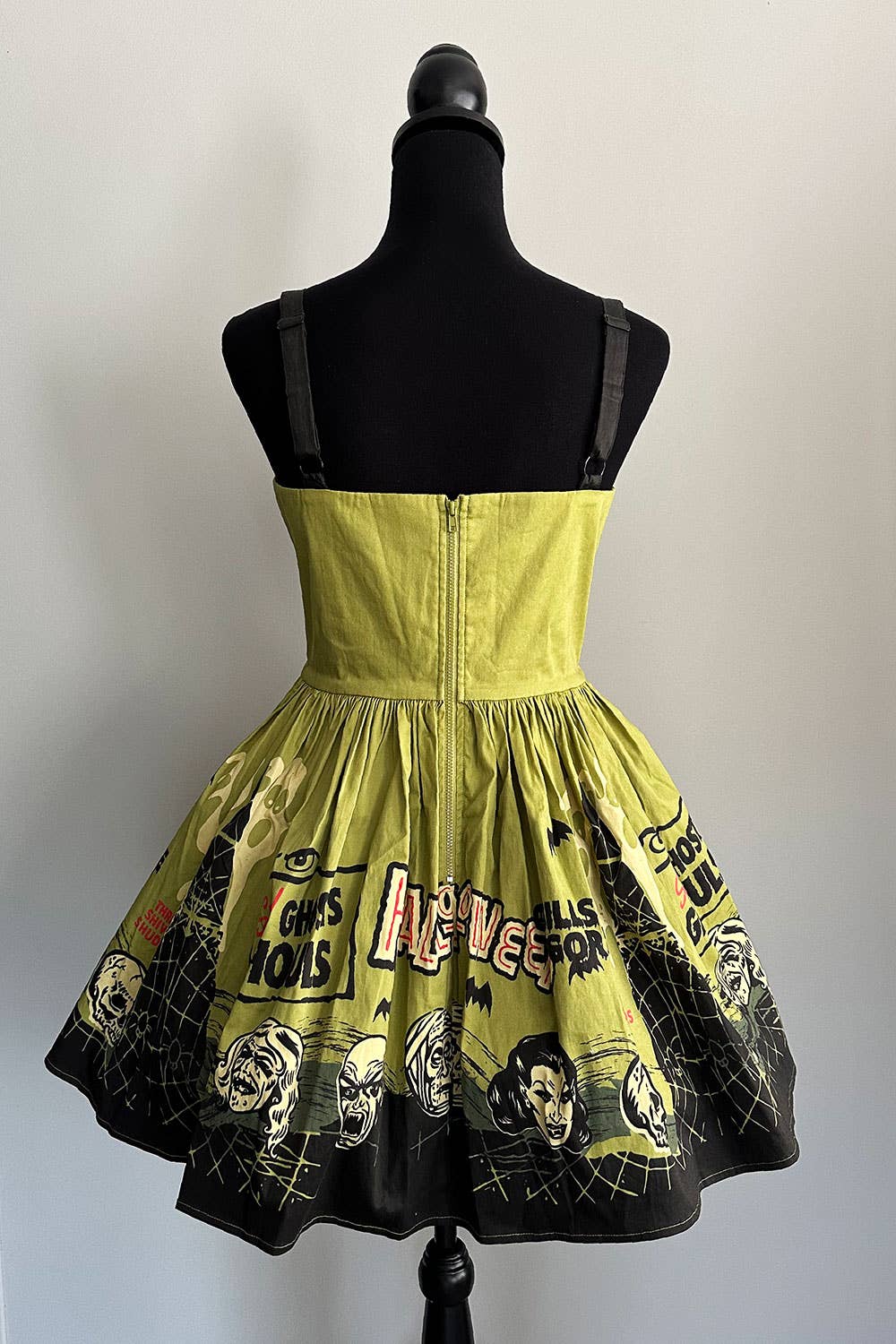 Vintage Halloween Ghosts & Ghouls Skater Dress