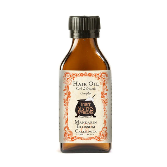 Hair Oil Mandarin Blossom Straight Thick Hair By Three Sisters Apothecary