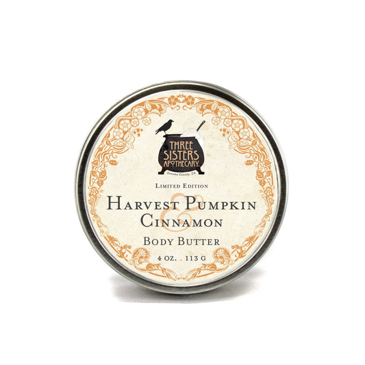 Harvest Pumpkin & Cinnamon Body Butter By Three Sisters Apothecary