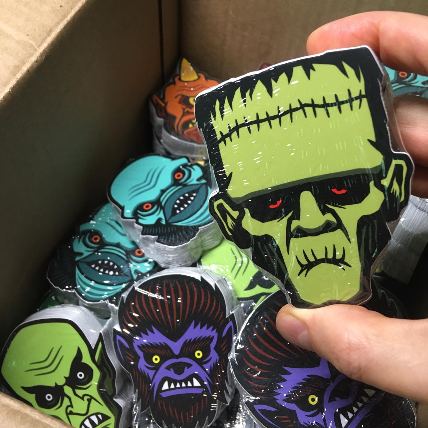 Frankenstein Sticker by Monsterologist