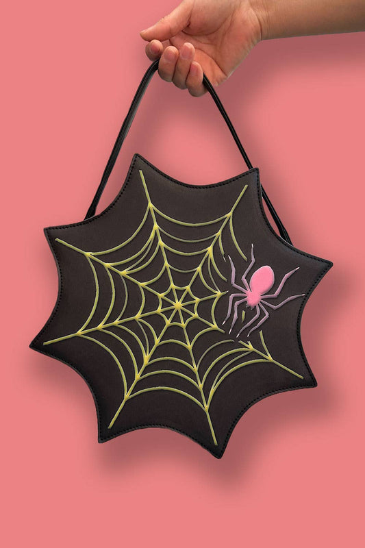 The Grand Halloween Spiderweb Purse
