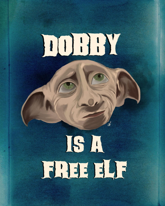 "Dobby" by Ghost Etching Original Artwork