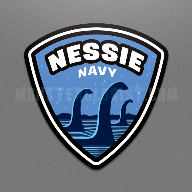 Nessie Navy Military Insignia Sticker