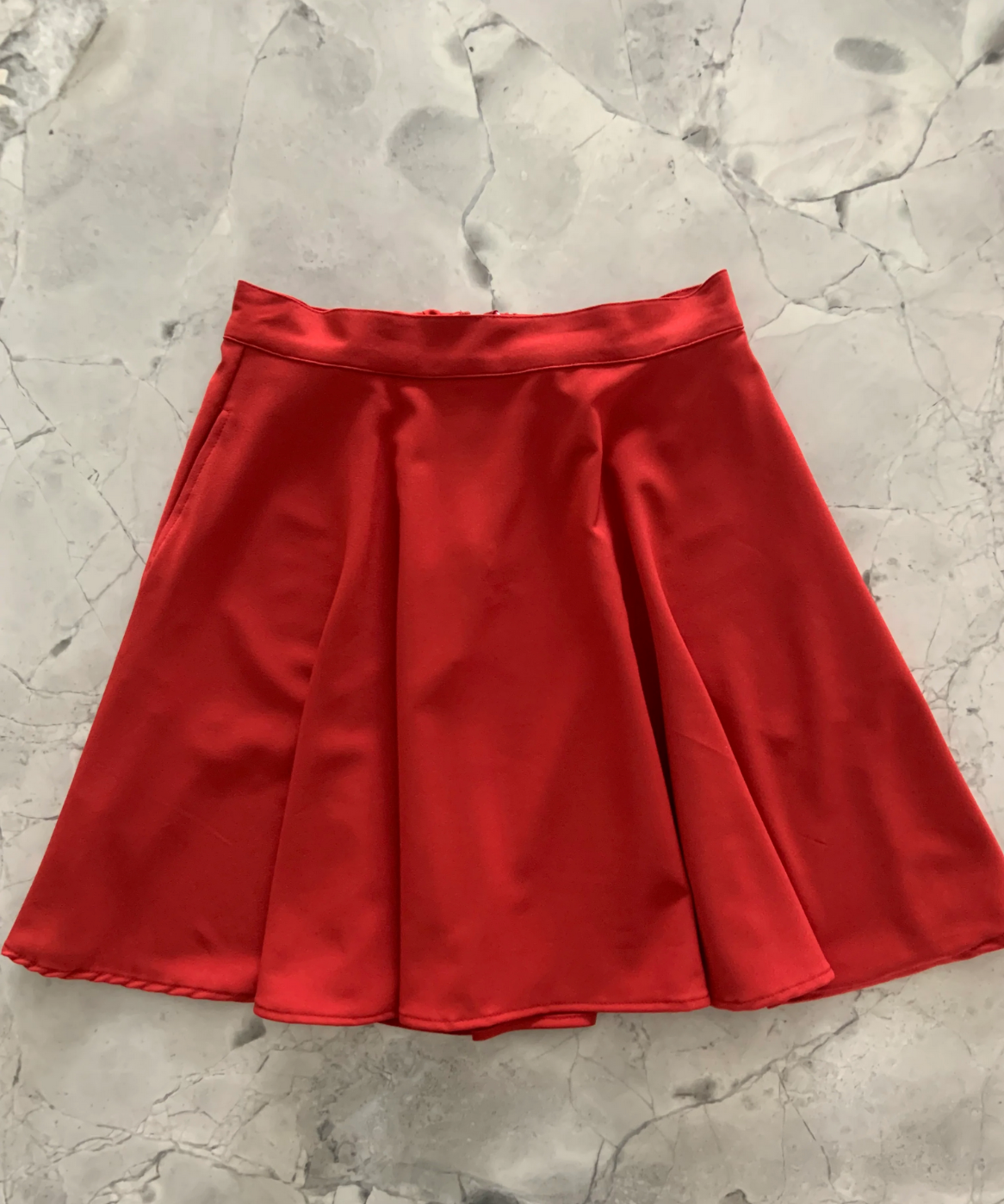 Cognac Skater Skirt by Retrolicious