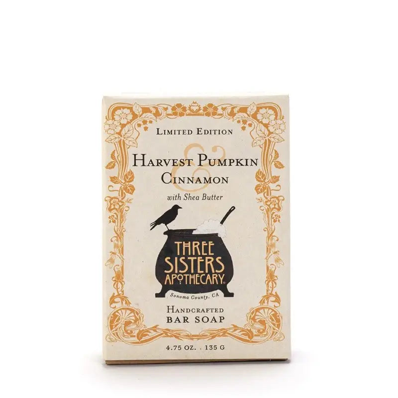 Harvest Pumpkin & Cinnamon Soap By Three Sisters Apothecary