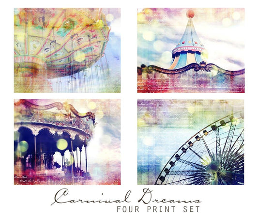 Carnival Dreams Four Print Set by ThisYearsGirl