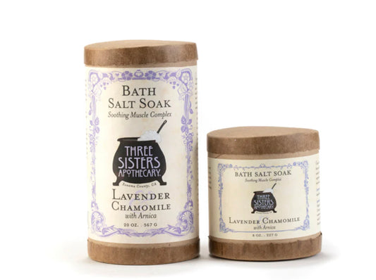 Lavender Chamomile Bath Salt Soak by Three Sisters Apothecary