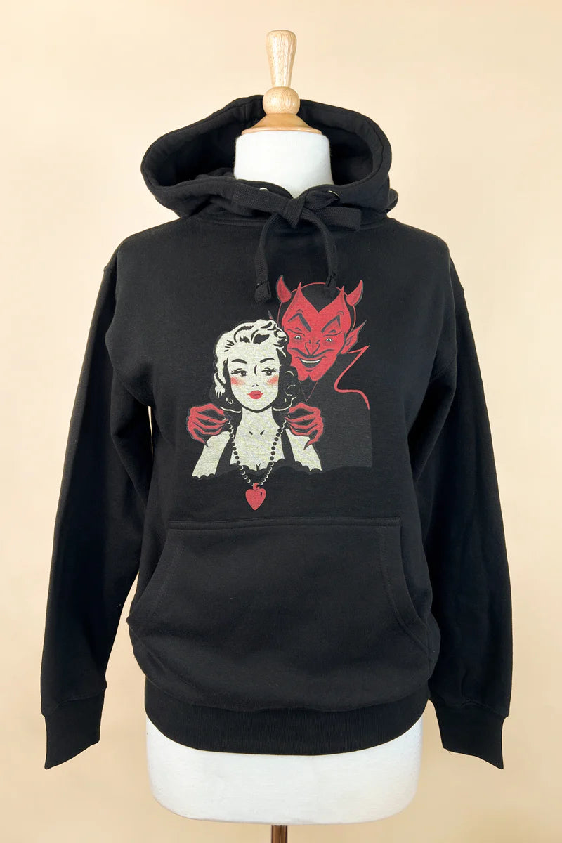 Deal with the Devil Unisex Hoodie by Mischief Made