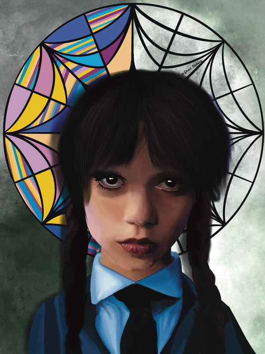 “Wednesday” Art Print by Ghost Etching Original Artwork