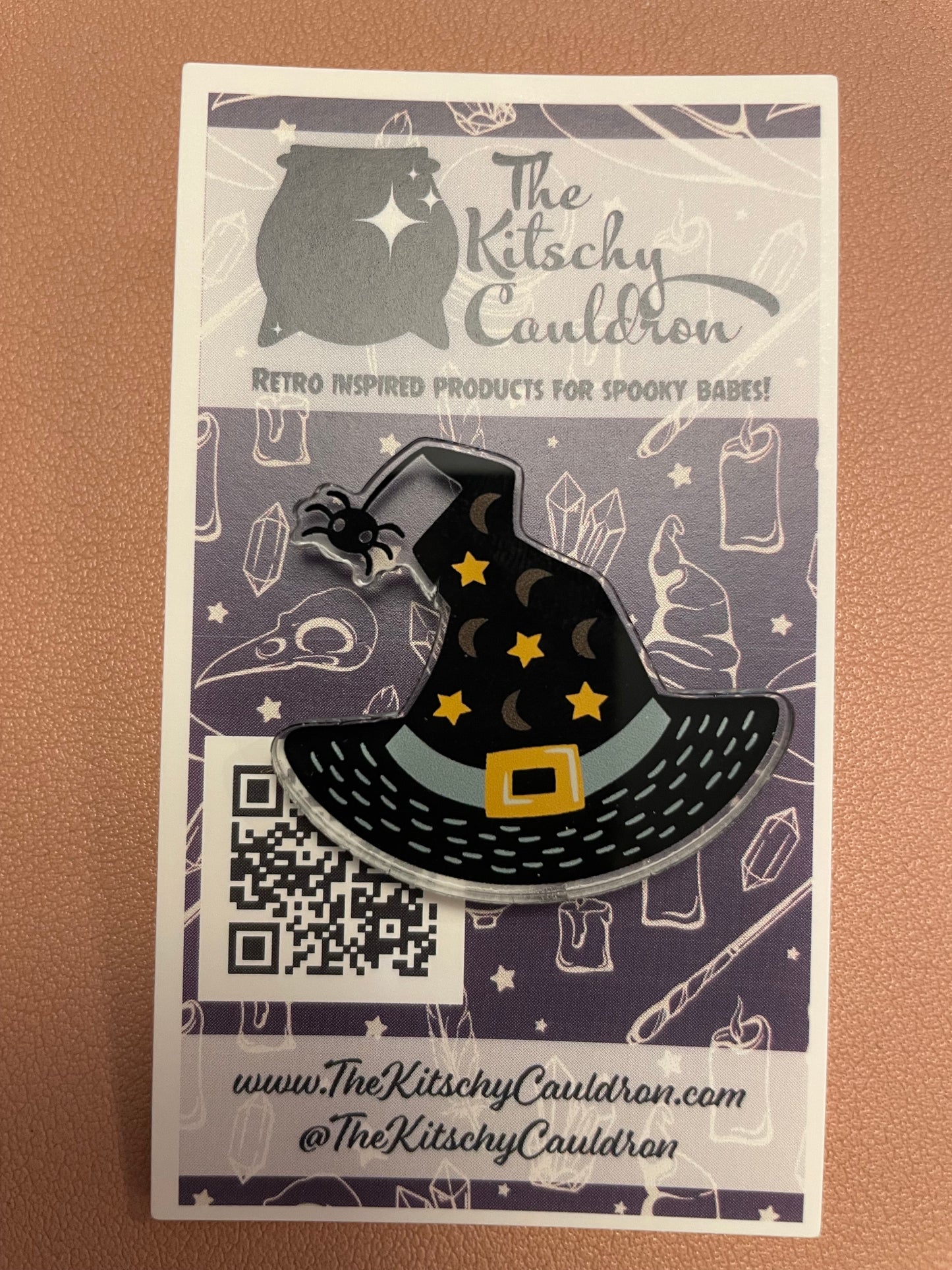 Witch Hat Pin