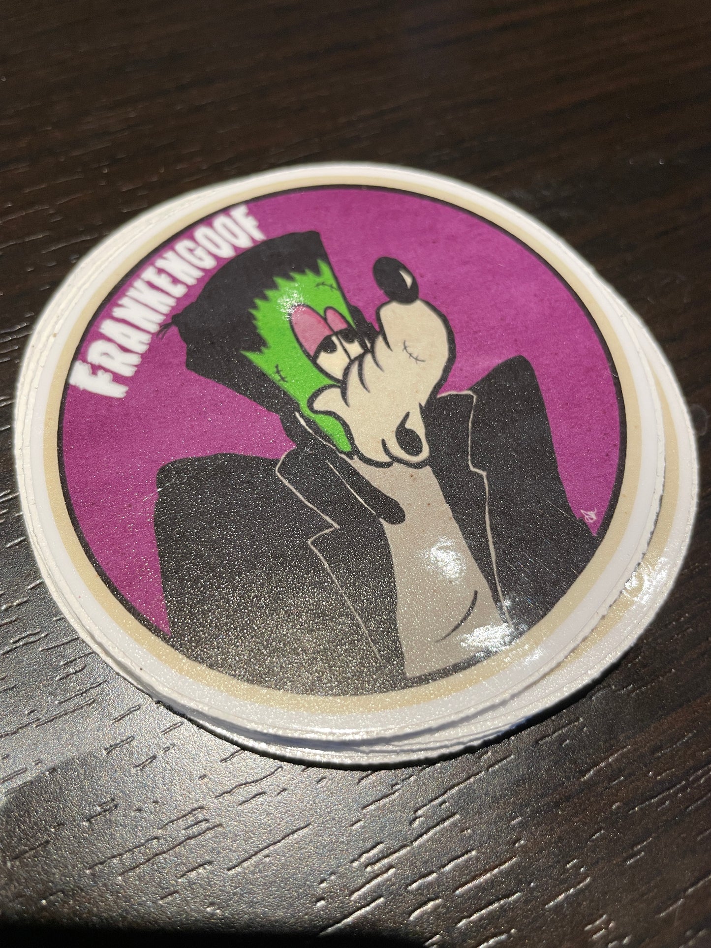 Frankengoof Sticker by Ghost Etching