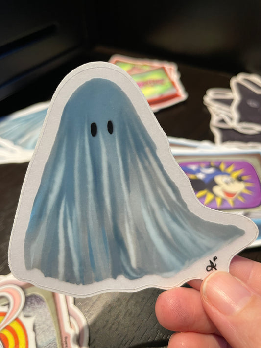 Little Ghost Sticker by Ghost Etching