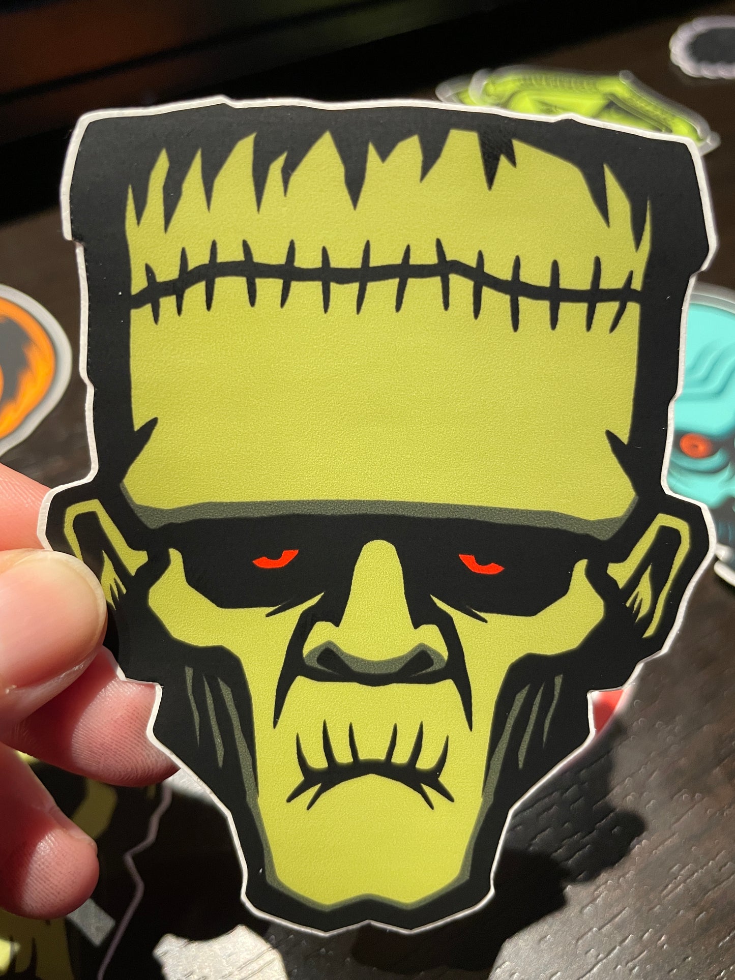 Frankenstein Sticker by Monsterologist