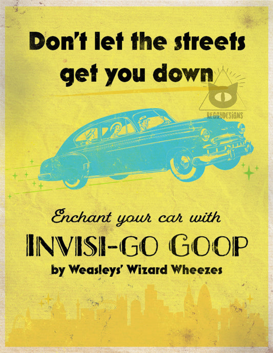 "Invisi-go Goop" Art Print by Haunted Haus