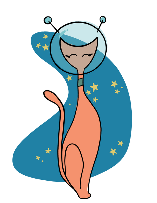 "Space Cat" Print by Haunted Haus