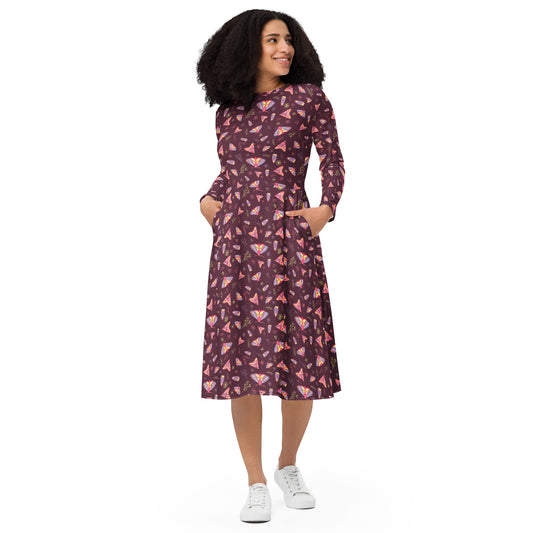 Moth Midi Dress