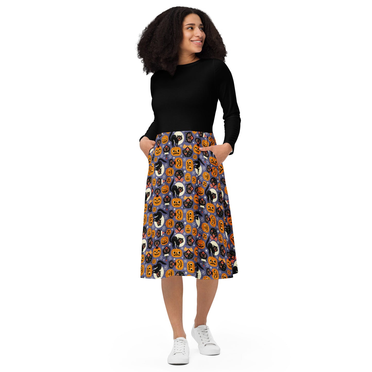 Scaredy Cat Midi Dress