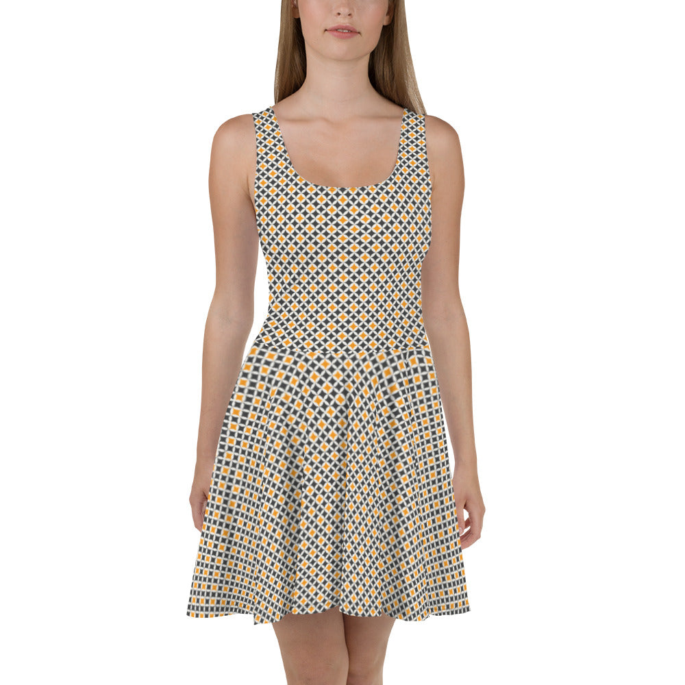 Retro Stars Skater Dress