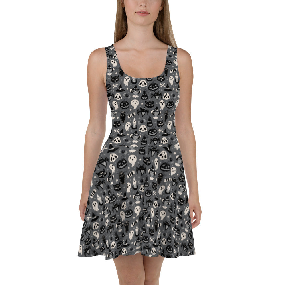 Spooky Cuties Skater Dress L Spooky Cuties Skater Dress L