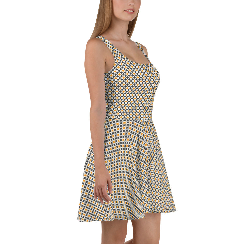 Retro Stars Skater Dress