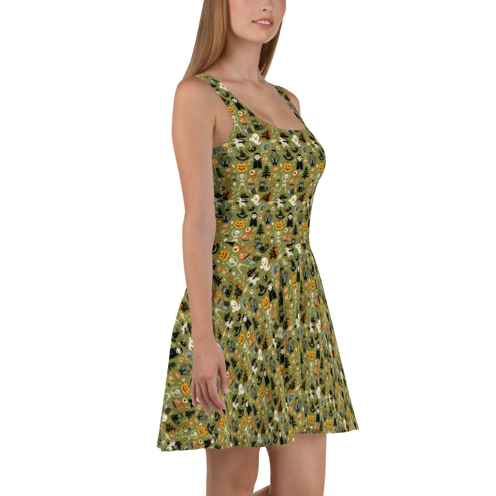 Creepy Crawlies Skater Dress