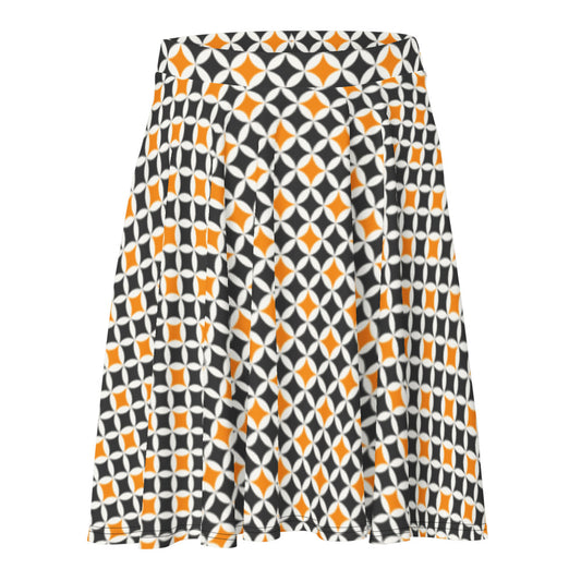 Halloween Stars Skater Skirt