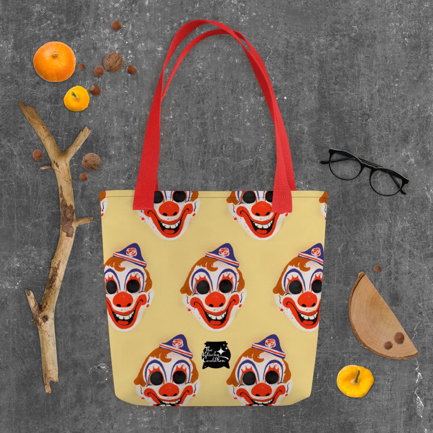 Clown Mask Tote bag