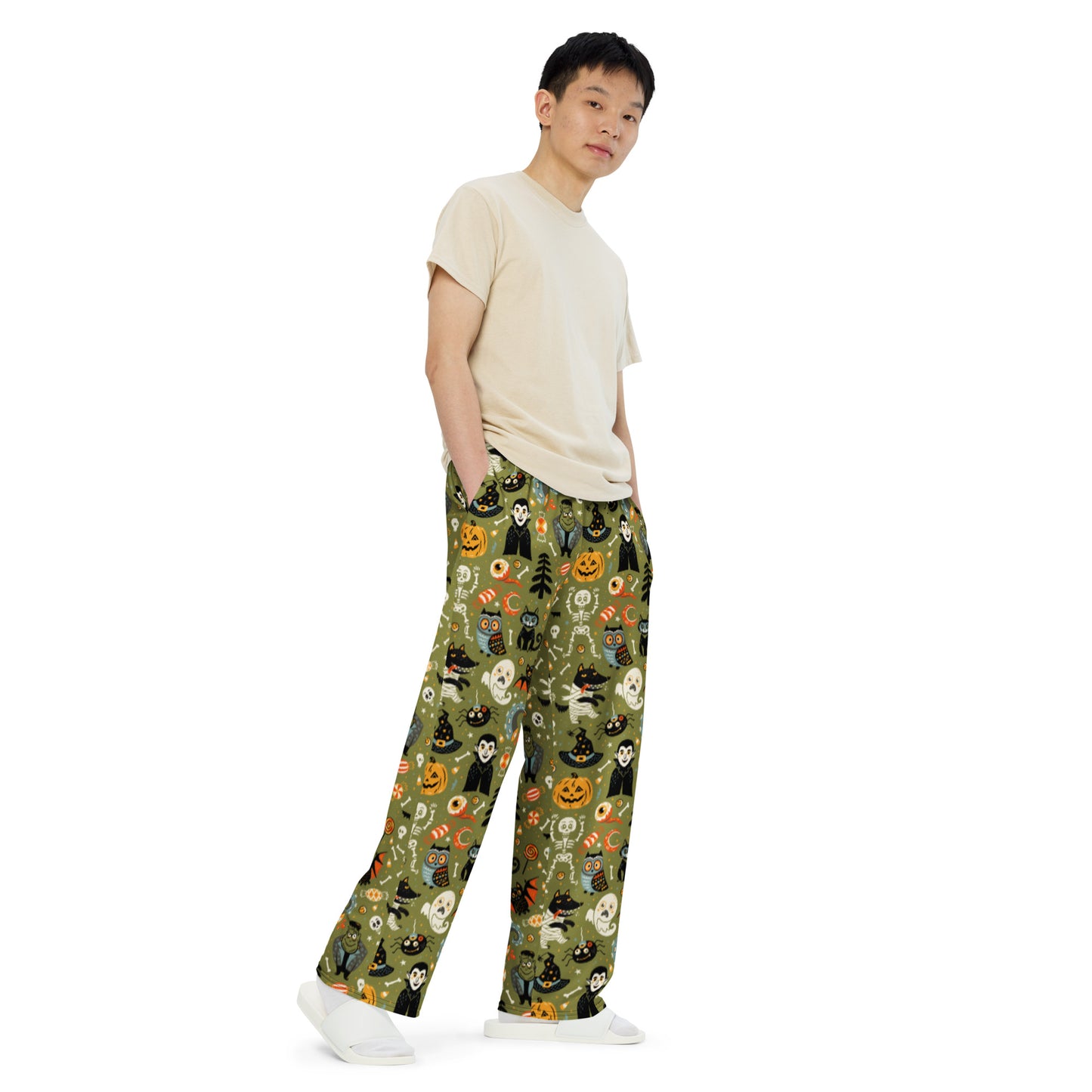 Creepy Crawlies Unisex Wide-Leg Pants