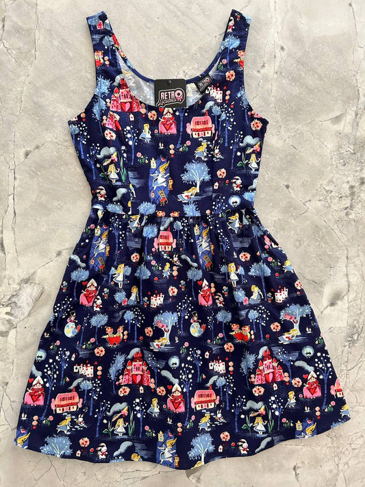 Alice Shorter Length Fit & Flare Dress by Retrolicious