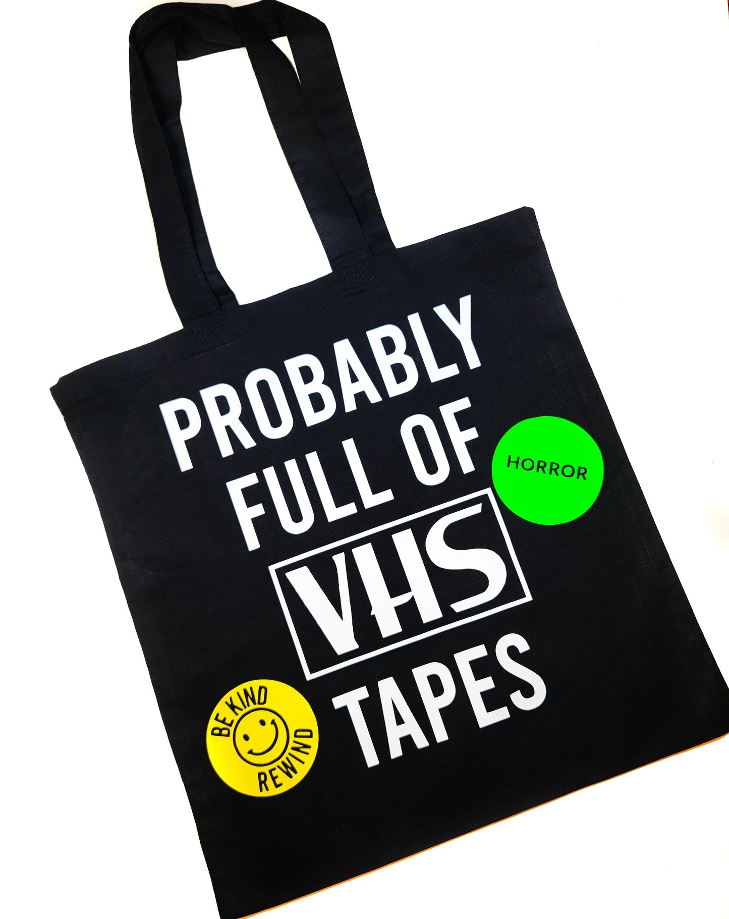 Full Of VHS Tapes Tote Bag by Printy Vibes