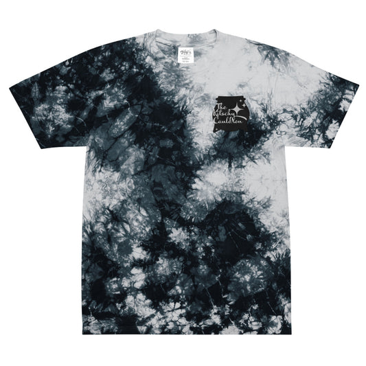 Logo Oversized tie-dye t-shirt
