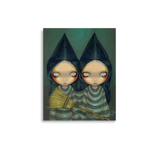 "Siamese Witch Twins" by Strangeling Poster