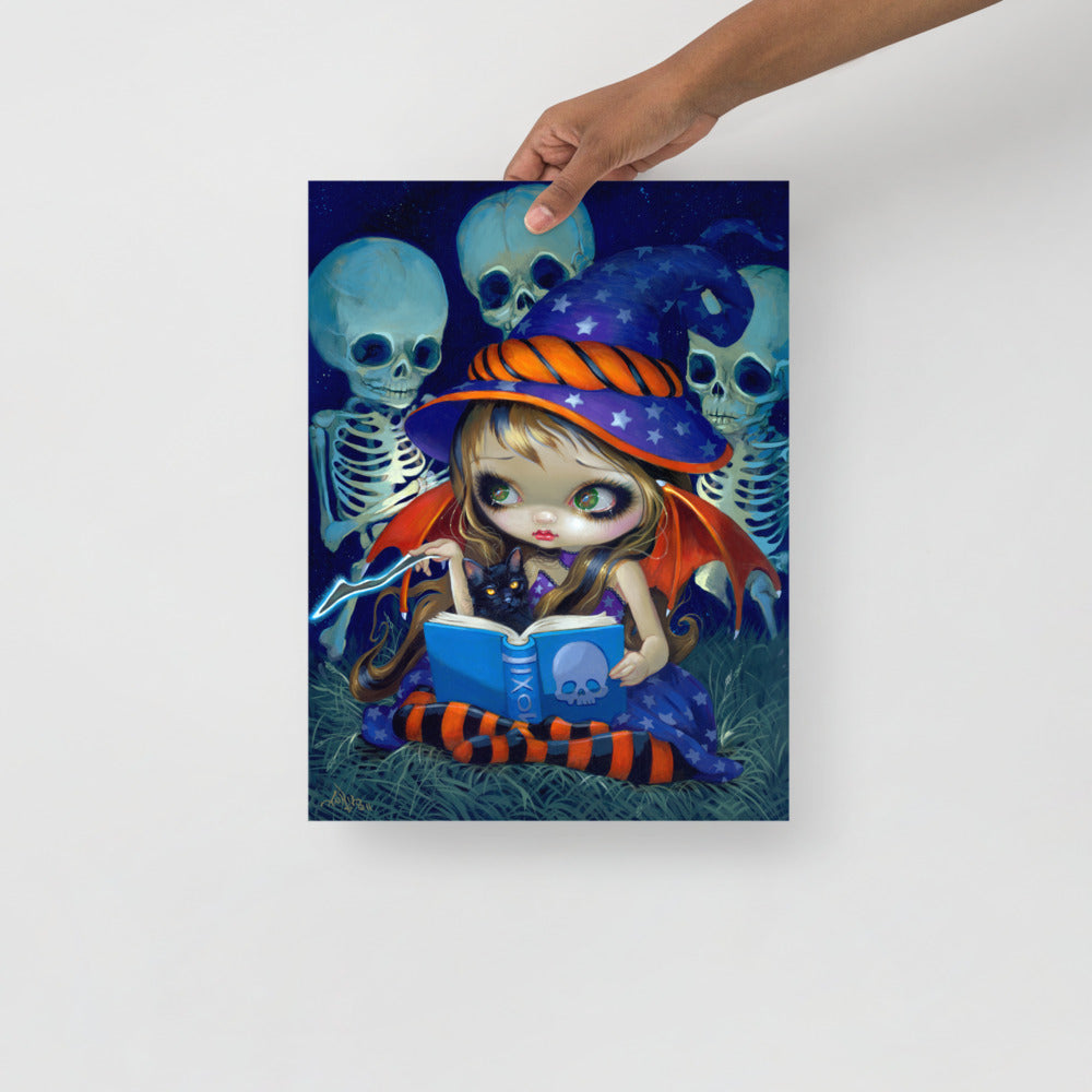 "Skeleton Magic" by Strangeling Poster