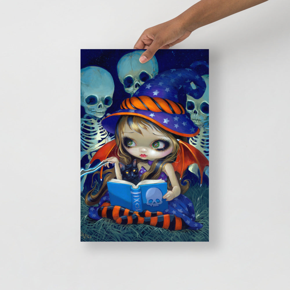 "Skeleton Magic" by Strangeling Poster