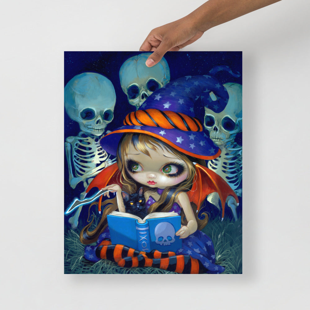 "Skeleton Magic" by Strangeling Poster